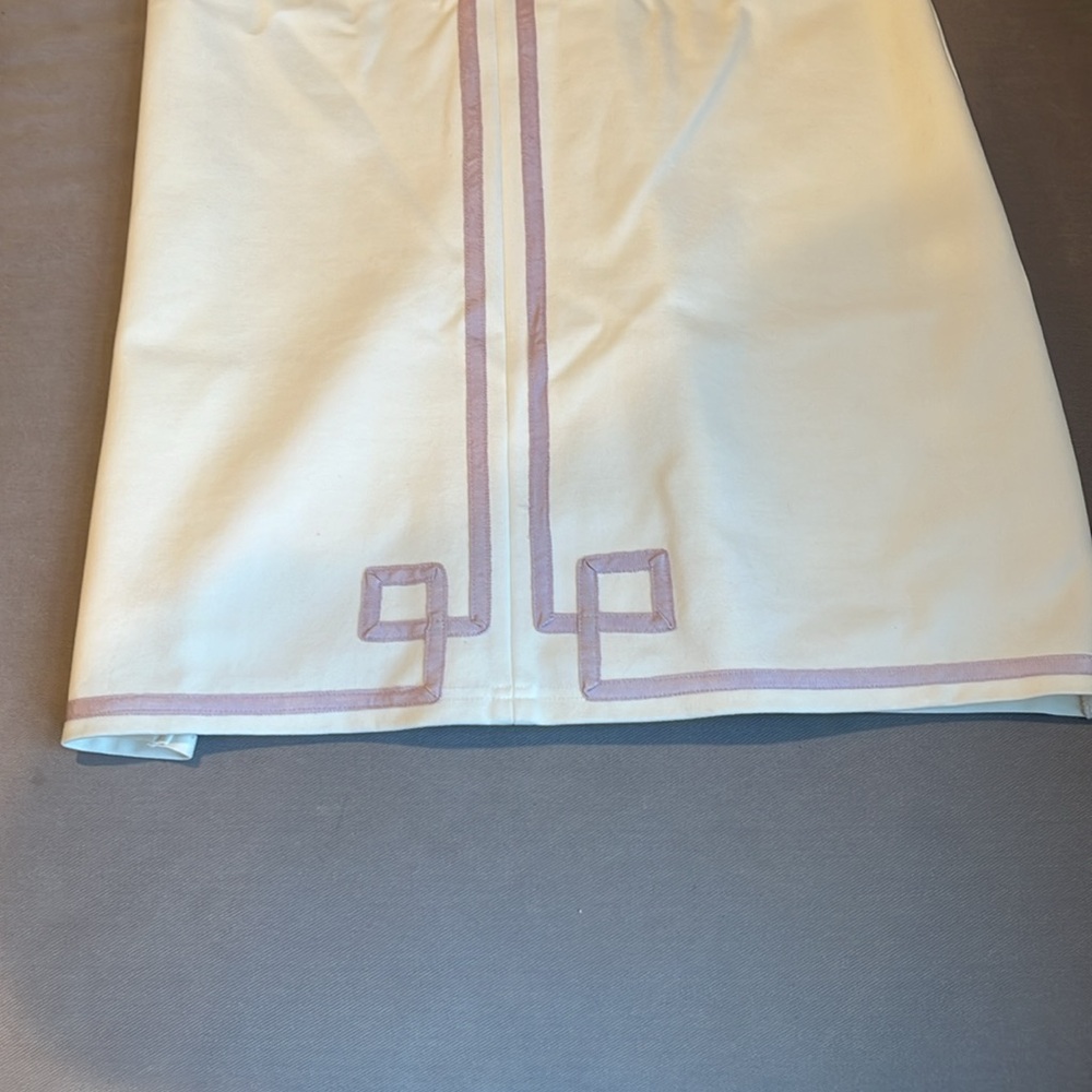 CK Bradley Vesper Dress, Size M, White w/ Lavender - Picture 5 of 7